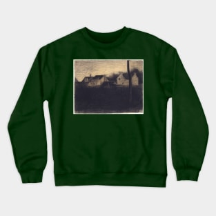 Landscape with Houses Crewneck Sweatshirt